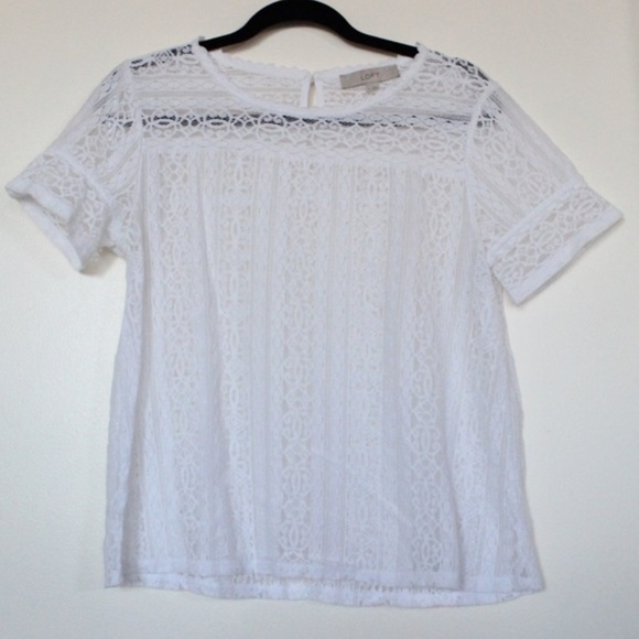 Loft Lace Top - Picture 1 of 5